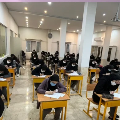 برنامه‌ریزی تحصیلی منظم دانش‌آموزان در مدرسه دخترانه روشنگران منطقه ۳ تهران